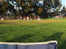 baseball practice