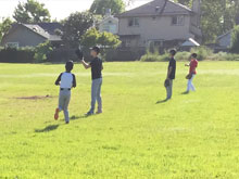 baseball practice