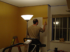 Dave painting.