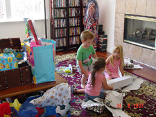 Still opening presents!