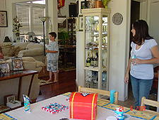 Natalie & Tyler in the background