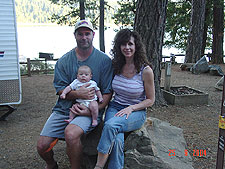 Our first camping trip with Hunter.