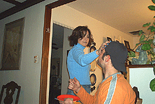 Natalie getting playful.