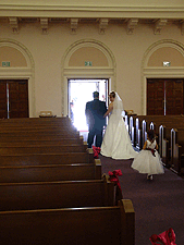 The bride and groom.