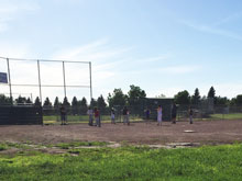 baseball practice