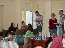 Isaac, Chris and Tim -- hey, that's the same shirt!