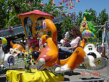 Heidi & Hunter on a dog ride