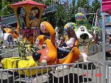 Heidi & Hunter on a dog ride