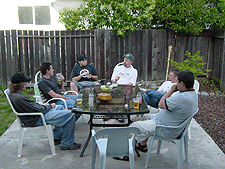 Enjoying the beginning of summer.