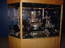 Gorgeous silver display.