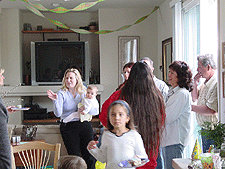 Jenny and Bridgette kicking back.