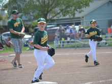 Hunter's second baseball game