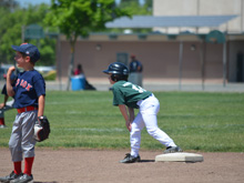 Hunter's seventh baseball game