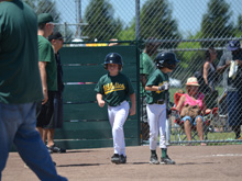 Hunter's seventh baseball game