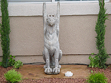 Our Griffin standing proud.