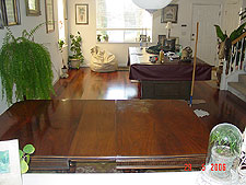 All that is left are the stairs and floor mouldings!