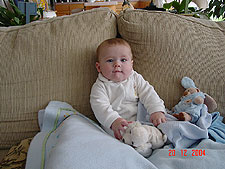 Hunter looks like he's up to something...