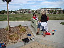 Ina with Elsa & Lisa