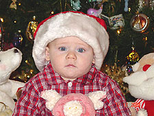 Hunter with his pig.