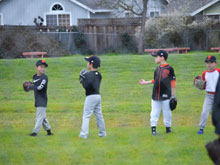 baseball practice