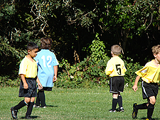 Hunter's first game.