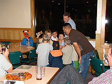 Last time shouting Go Hornets!